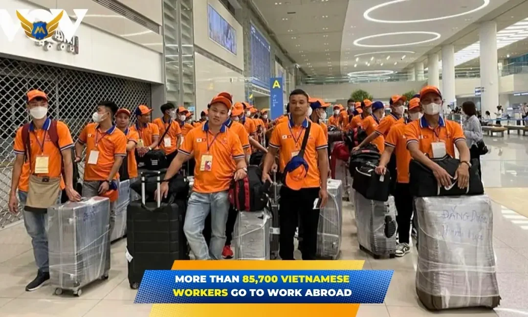 More than 85700 Vietnamese workers go to work abroad until july 2025
