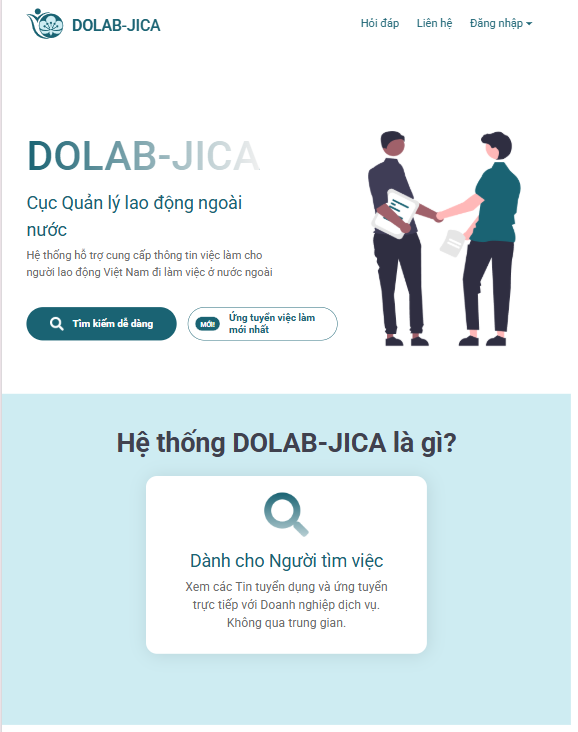 Official DOLAB JICA Website (Web Version of the DOLAB JICA App)