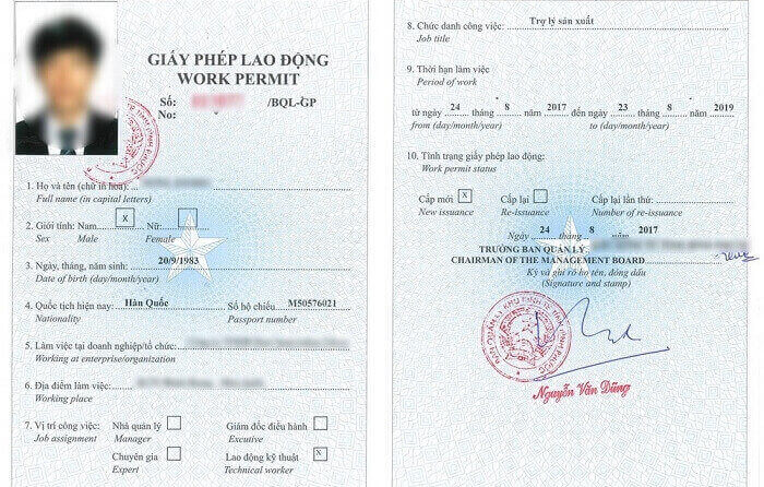 Vietnam Work Permit
