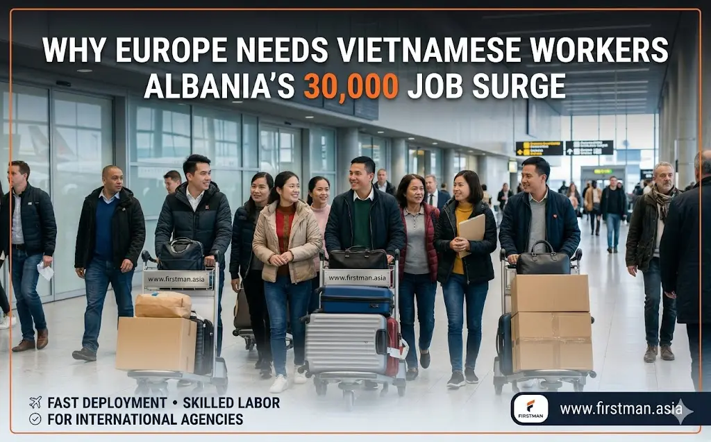 Hire Vietnamese Workers: Why Albania Needs 30,000 Candidates in 2026