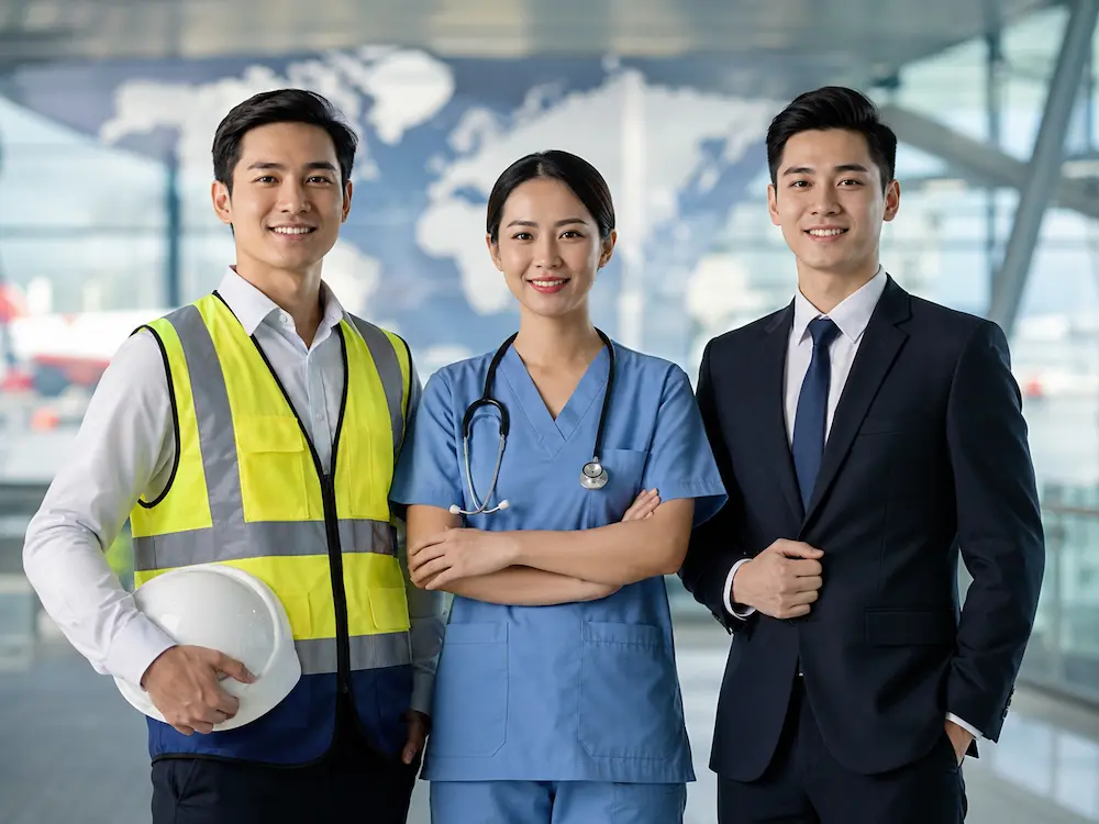 Skilled Vietnamese workforce ready for global deployment through FIRSTMAN VIETNAM recruitment agency